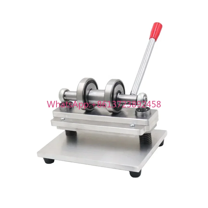 Leatherwork Hand Press - 手動プレスカッターツール、革工芸DIYスタンピングカッターパターン用、送り幅15cm