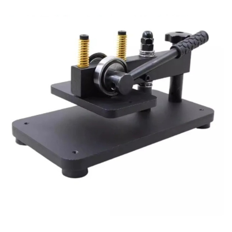 Leatherwork Hand Press - 12x18cm手動レバープレスハンドツール、クラフトや革細工用途における紙の型抜きと革のエンボス加工用
