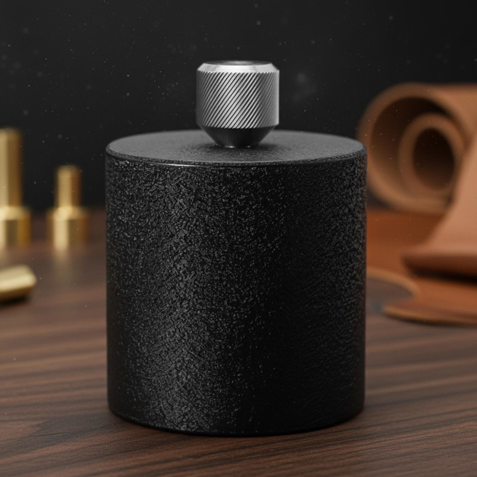 Leatherwork Hand Press - レザープレスツール、コンパクトで人間工学に基づいた使いやすい1.65kgの革加工ツール、8.5cmのポータブルツール、スタジオ、ワークショップ、ショップに最適