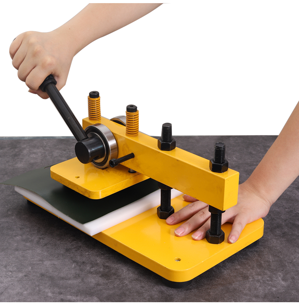 Leatherwork Hand Press - 手動ハンドプレスダイ DIYレザークラフト切断成形革加工ハンドツール用