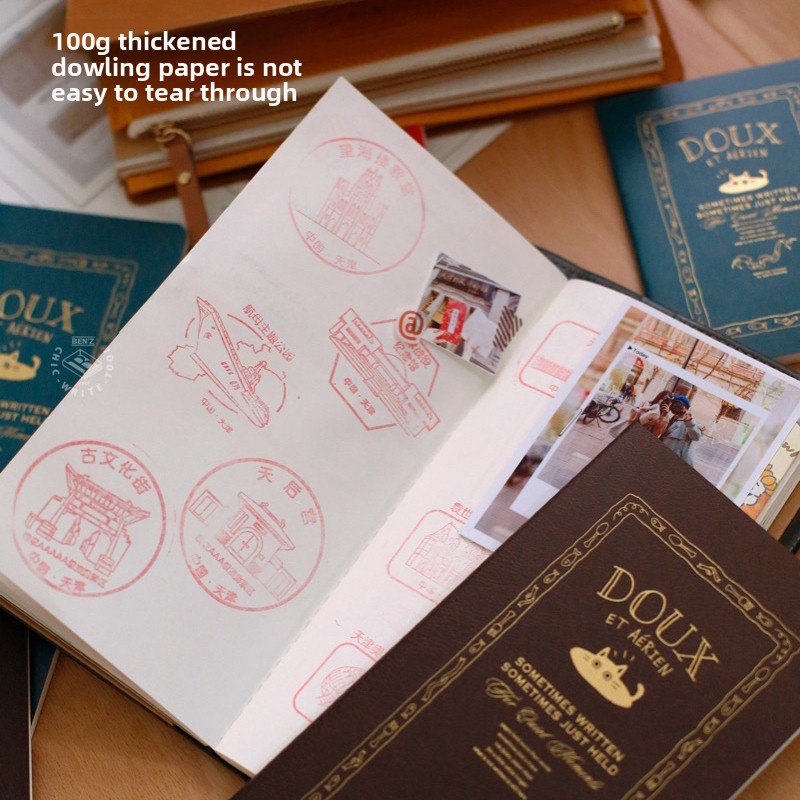 Fromthenon トラベラーズノート かわいい猫革カバー - Leather Work Notebook のレビューと価格