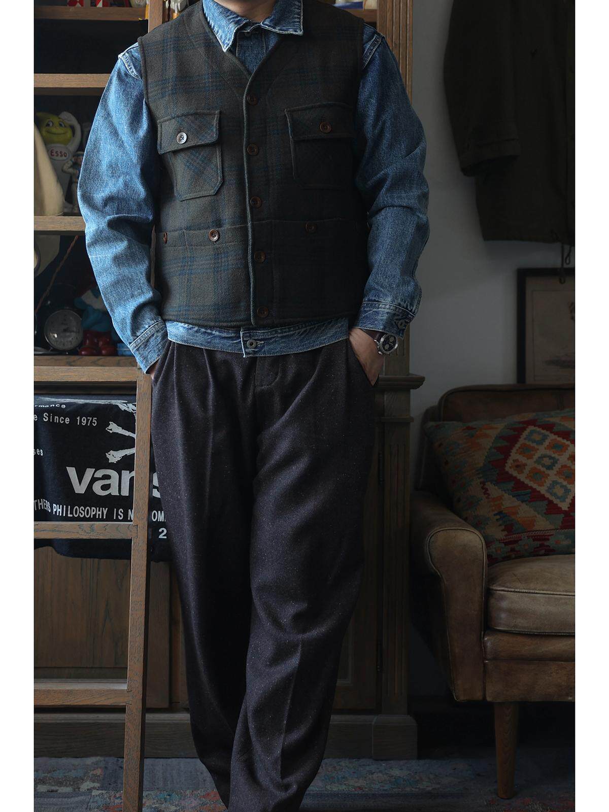 セカンドオーダー FW24 6ポケットワークジレ クラシック - Leather Work Vest For Men のレビューと価格