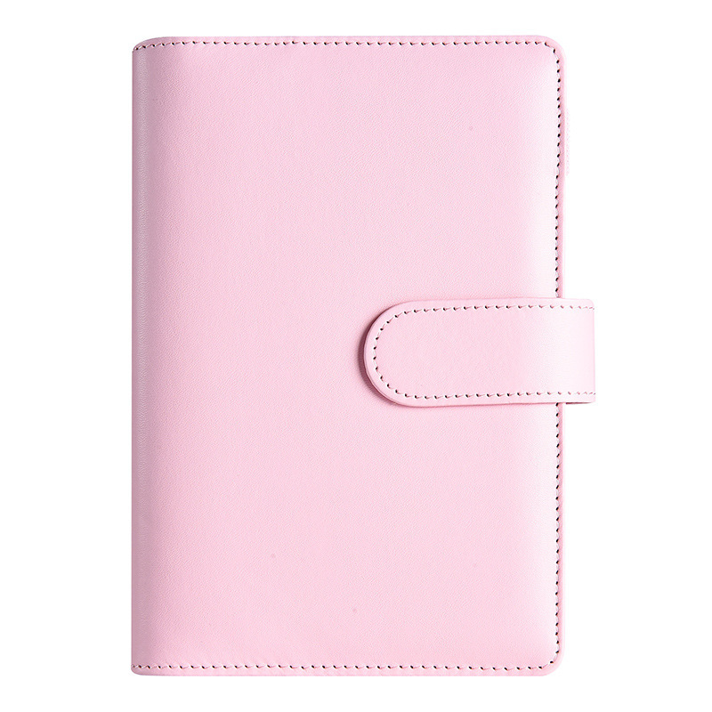 A6マカロンPUレザーバインダーノートブック、ジッパーポーチ - Leather Work Notebook のレビューと価格