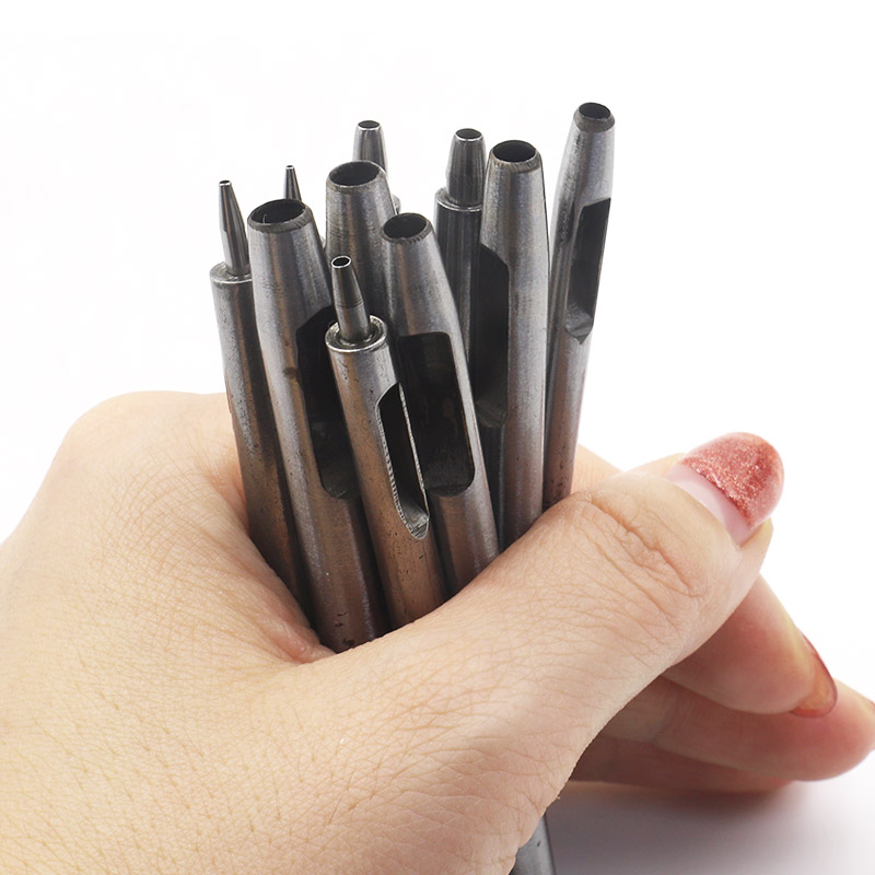 10個入り回転式革穴あけパンチキット、ベルト、時計ベルト、靴 - Leatherwork Hole Punch のレビューと価格
