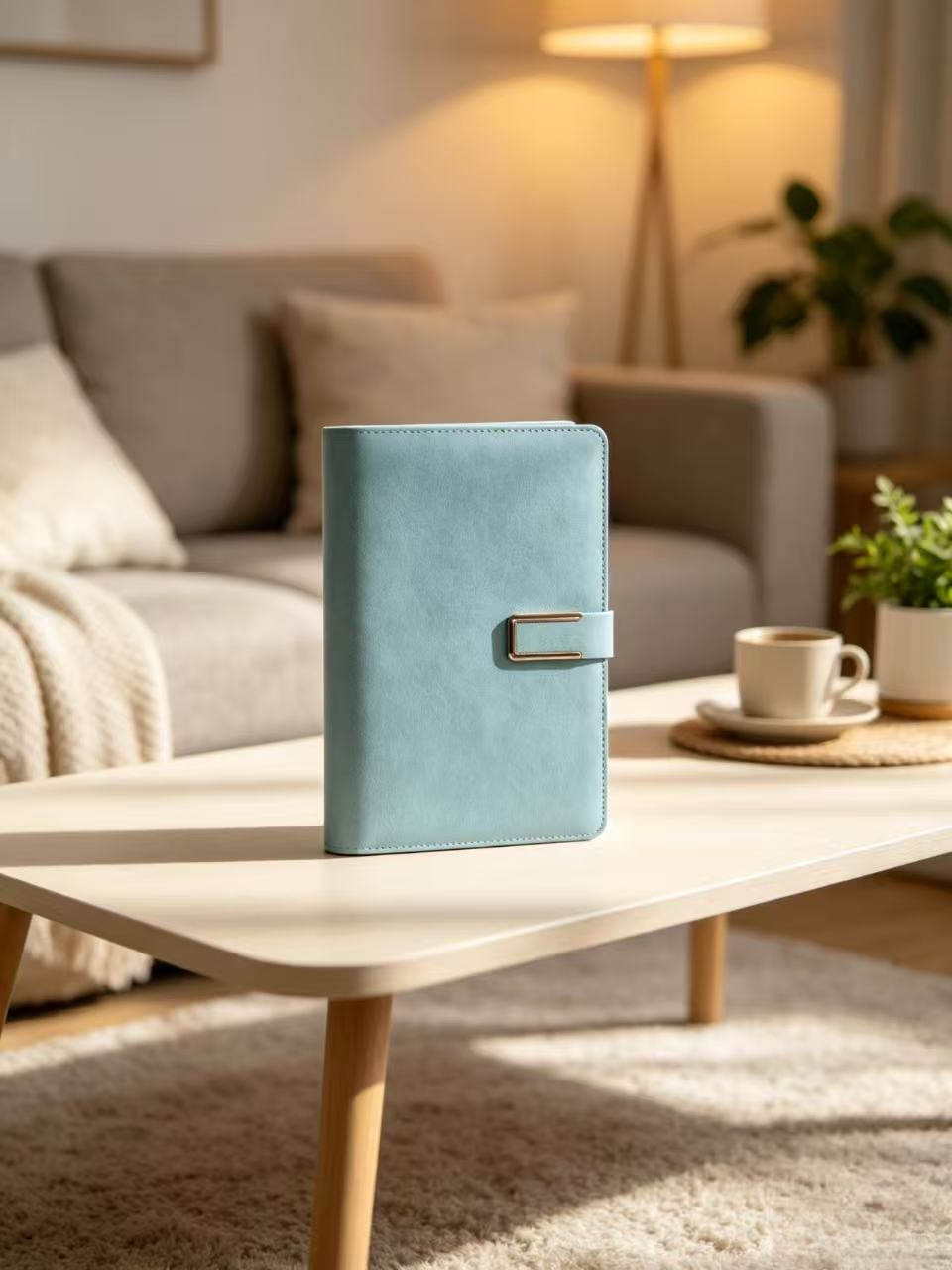 ヴィンテージA5レザーノートブック ソフトカバー バックル付 - Leather Work Notebook のレビューと価格