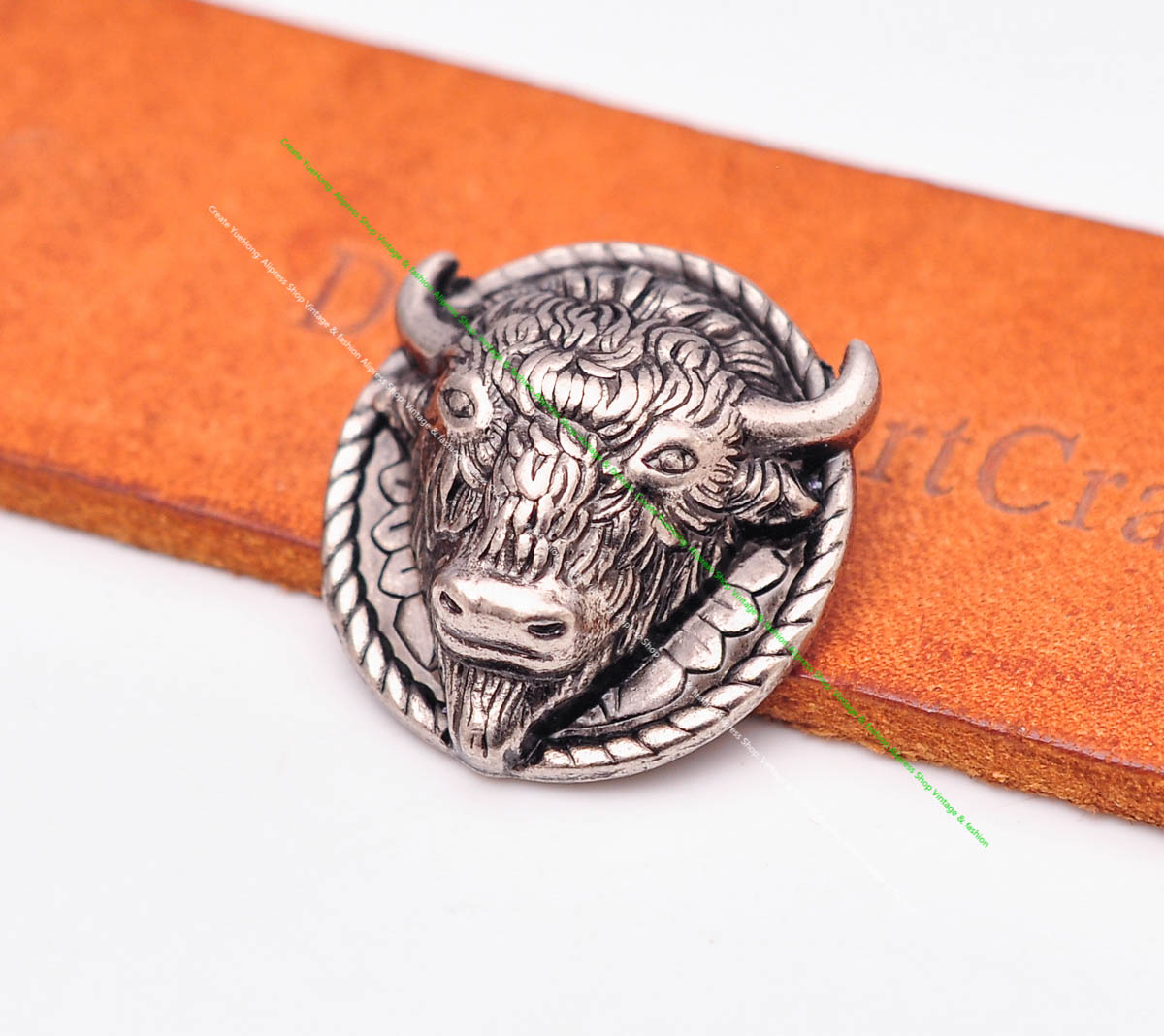 ドリル用シルバーフラットヘッド,10個セット,26x25mm - Leatherwork Hardware のレビューと価格