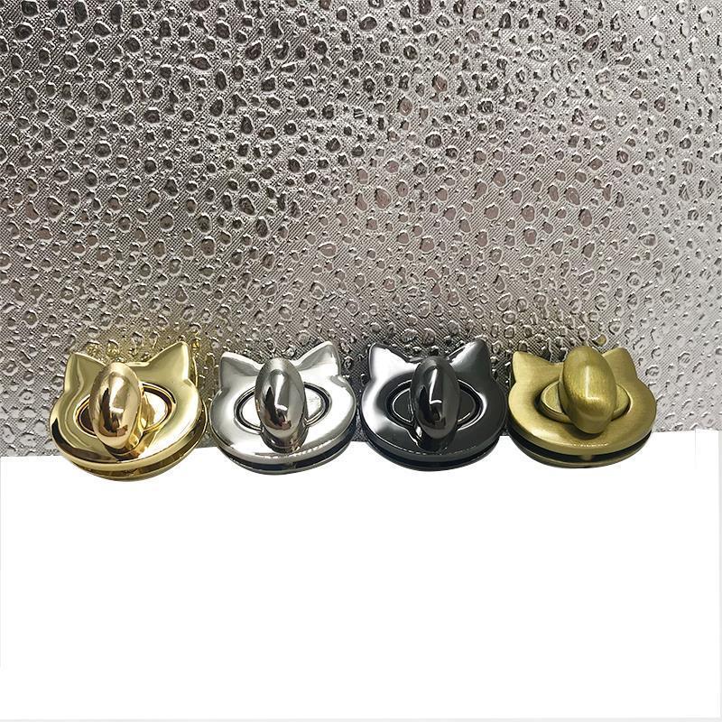۞   かわいい猫/鳥の留め金具、金属製バッグ用ターンロック - Leatherwork Hardware のレビューと価格