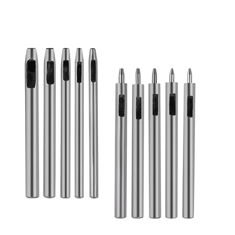 0.5-5mm レザーホールパンチツールセット 丸穴パンチ  - Leatherwork Hole Punch のレビューと価格