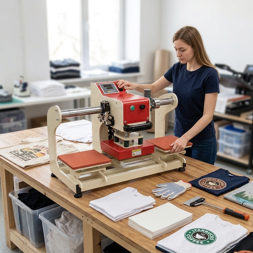ダブルステーション熱プレス機、空気圧式自動連続作業機、Tシャ - Leatherwork Hand Press のレビューと価格