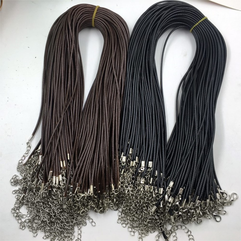 20 個 45 センチメートルブラウンワックスネックレスコー - Leatherwork Diy のレビューと価格