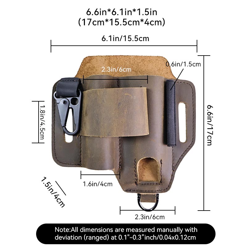 本革のタクティカルファニーパック,屋外作業用ウエストベルトバ - Leatherwork Knife Sheath のレビューと価格