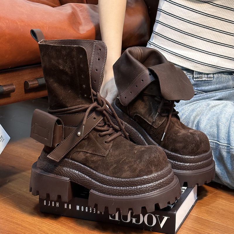 スエードレザー オールド ビッグヘッド カウボーイブーツ レ - Youtube Leatherwork のレビューと価格