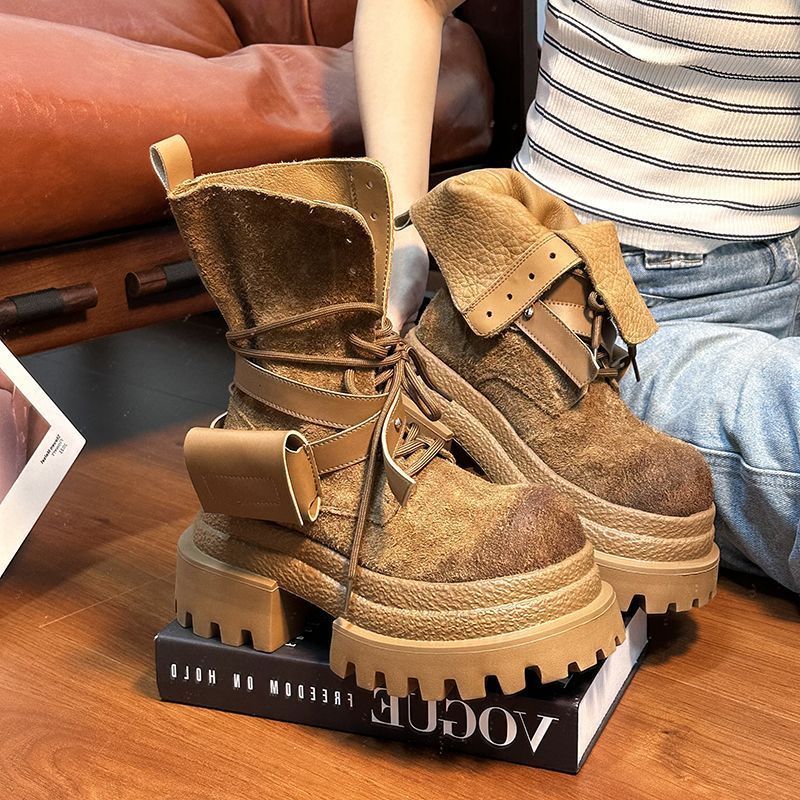 スエードレザー オールド ビッグヘッド カウボーイブーツ レ - Youtube Leatherwork のレビューと価格