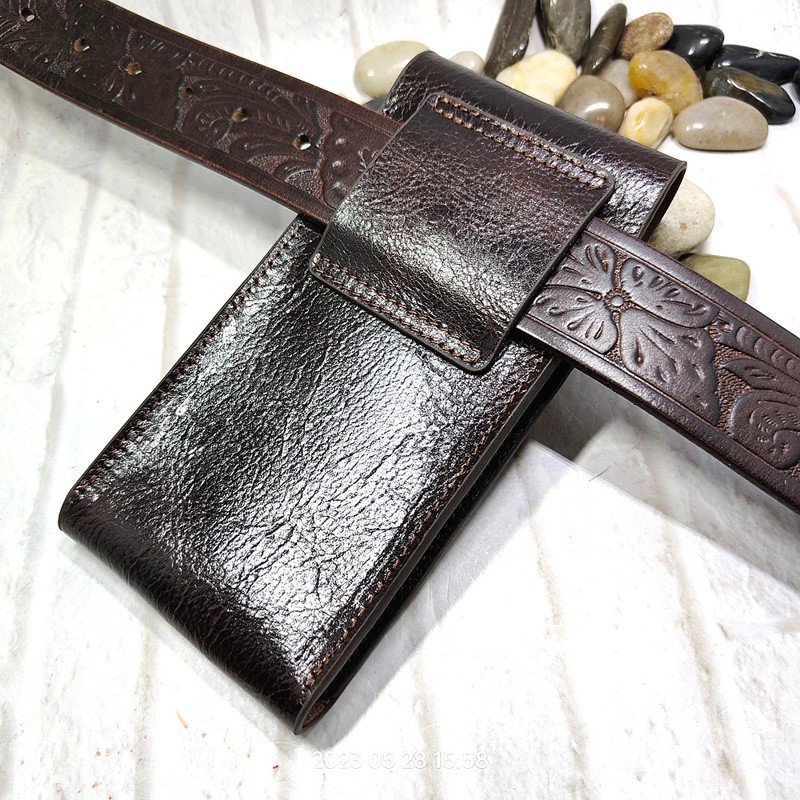 携帯電話ウエストバッグ,革製携帯電話アクセサリー,iPhon - Leatherwork Fasteners のレビューと価格
