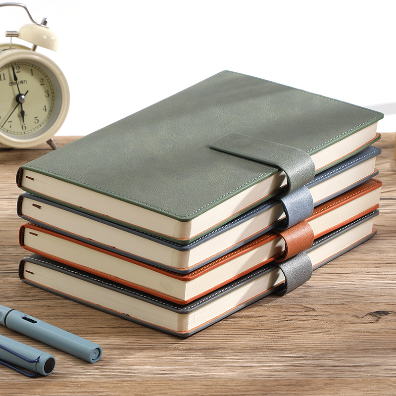A5 ビジネスノート カラーチェンジPUレザー ジャーナル  - Leather Work Notebook のレビューと価格