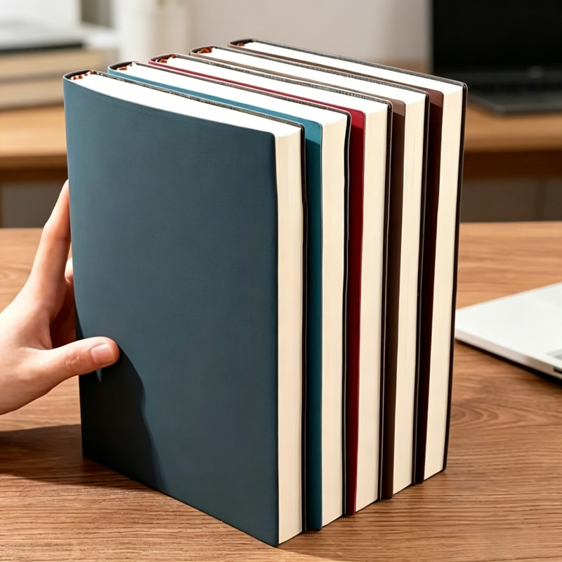 A5 ソフトレザーノートブック 120ページ 防水カバー 快 - Leather Work Notebook のレビューと価格