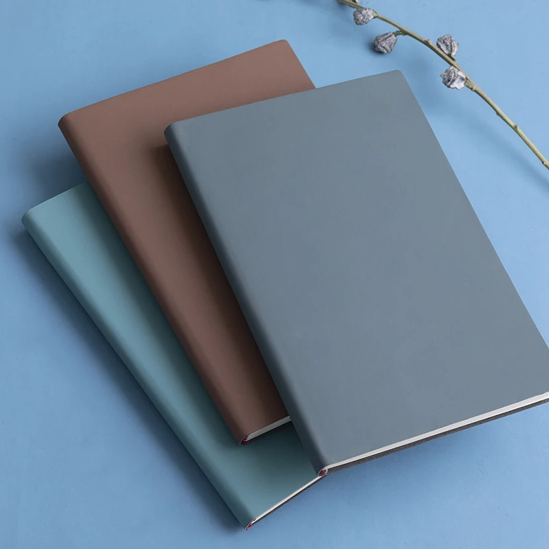 A5 ソフトレザーノートブック 120ページ 防水カバー 快 - Leather Work Notebook のレビューと価格