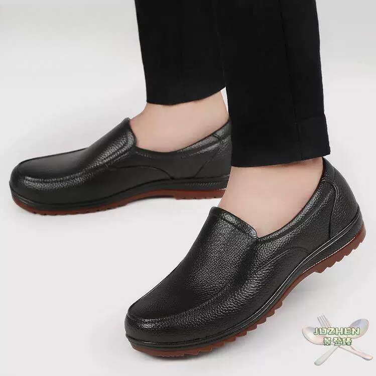 メンズシェフ用滑り止め革靴 プラスチック製牛腱底 ショートチ - Youtube Leatherwork のレビューと価格