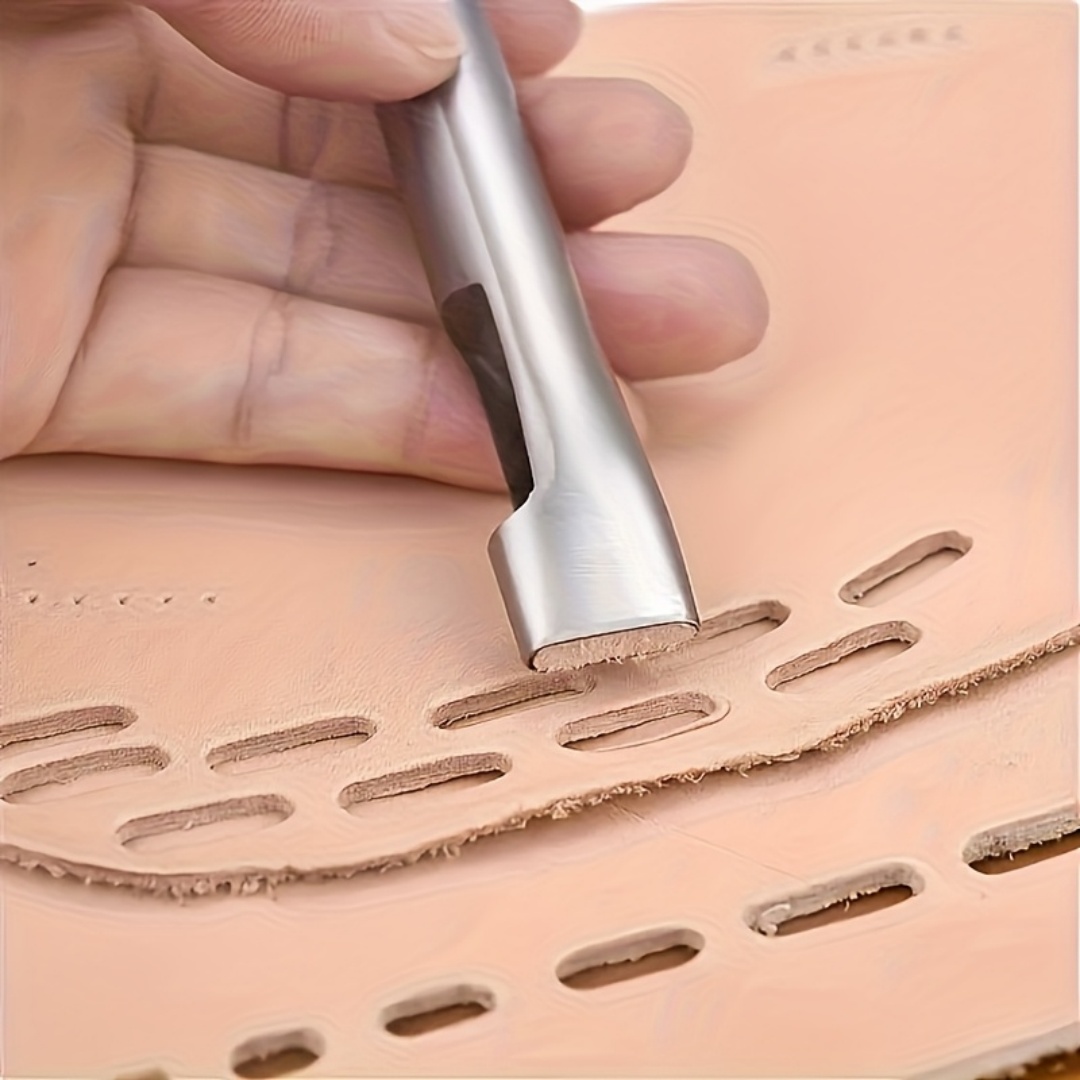 5個入り レザー用オーバルホールパンチャー 長方形穴あけパン - Leatherwork Hole Punch のレビューと価格