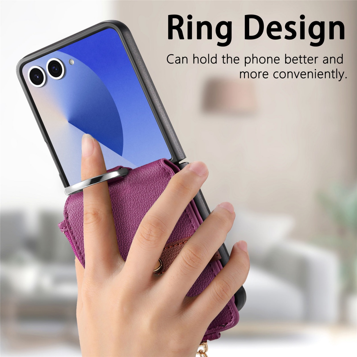 Samsung Galaxy Z Flip 8 7 6 5  - Leatherwork Wallet のレビューと価格
