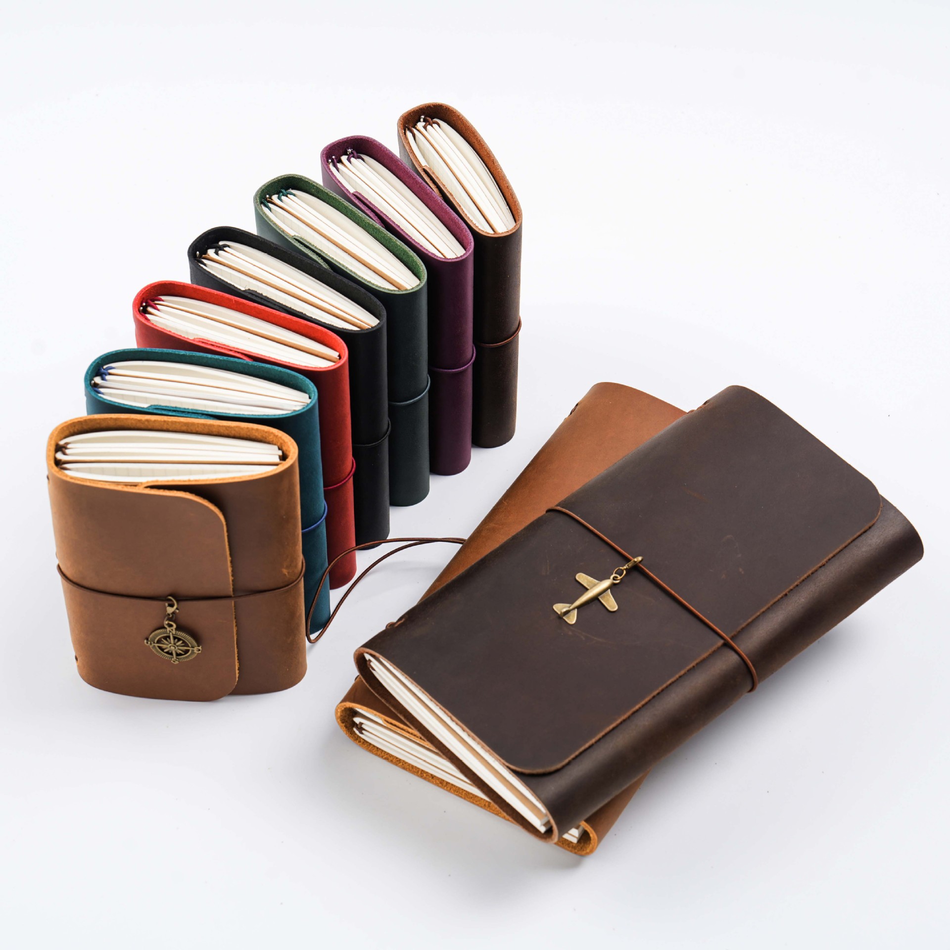 新着トリプルフォールド TN トラベラーズノート本牛革ヴィン - Leather Work Notebook のレビューと価格