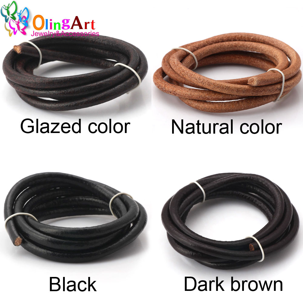 Olingart-ネックレス用レザーコード,ラウンドコード, - Leatherwork Diy のレビューと価格