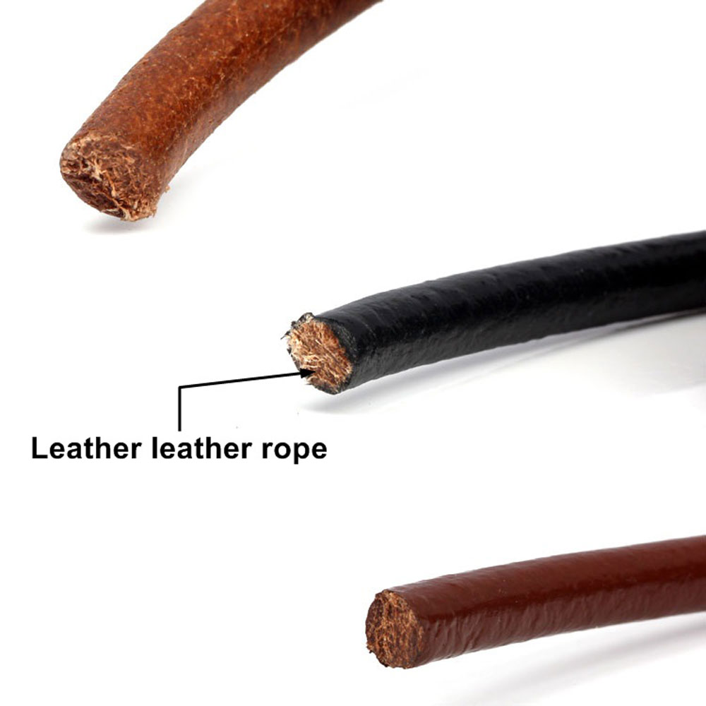 Olingart-ネックレス用レザーコード,ラウンドコード, - Leatherwork Diy のレビューと価格
