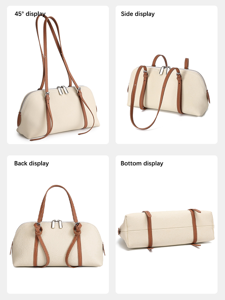 Zency レディース 本革 脇の下バッグ シンプル ファッ - Leatherwork Fasteners のレビューと価格