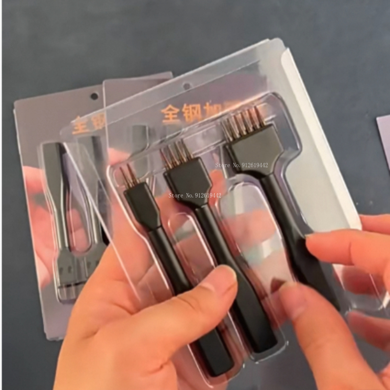 4mm/5mm/6mm革製品加工用丸穴列パンチヘッドDIYレ - Leatherwork Hole Punch のレビューと価格