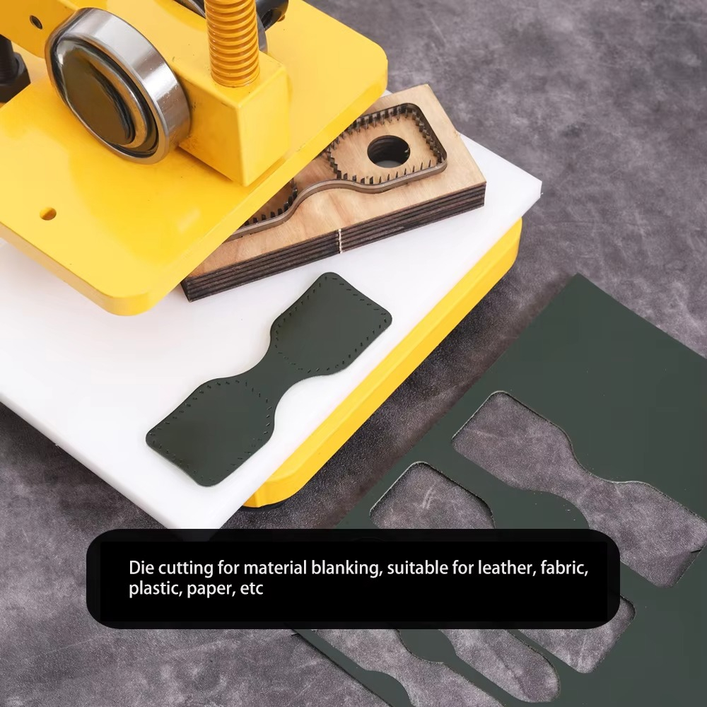 手動ハンドプレスダイ DIYレザークラフト切断成形革加工ハン - Leatherwork Hand Press のレビューと価格