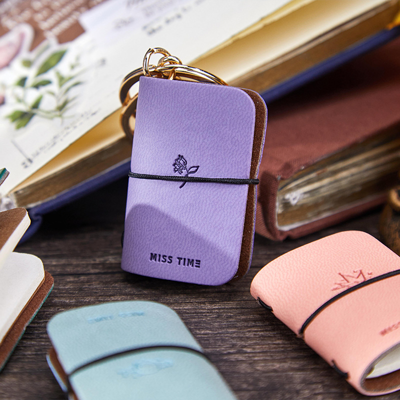 Mr. Paper 2個入り PUジャーナルキーホルダー - - Leather Work Notebook のレビューと価格