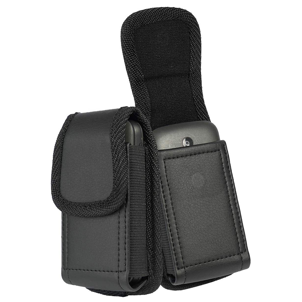電話ホルスター Nokia 2760 PU レザーケース男性 - Leatherwork Fasteners のレビューと価格
