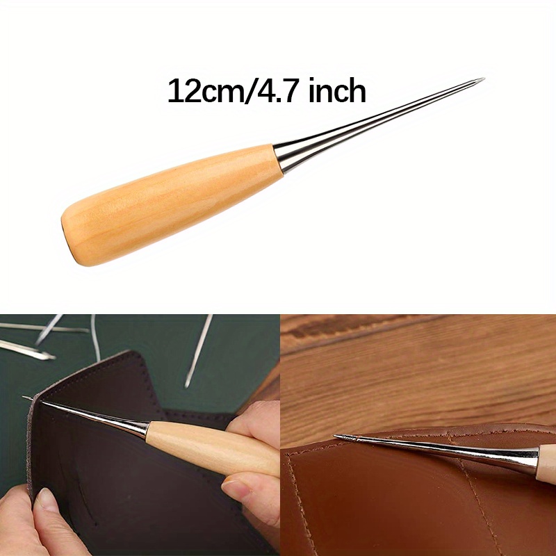 2個入り革手縫い用アウルツール、レザークラフト穴あけ工具、縫 - Leatherwork Hole Punch のレビューと価格