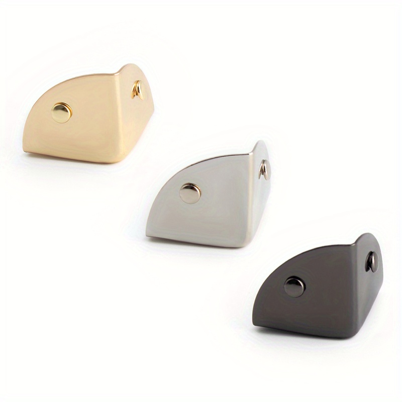 4 個の金属三角コーナー保護バックルレザークラフト財布フリッ - Leatherwork Hardware のレビューと価格